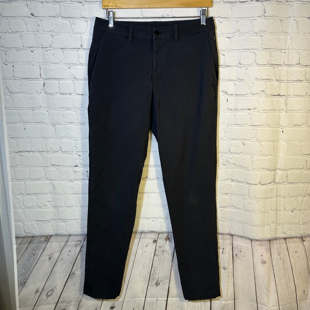Lululemon ABC Slim Fit Pants Mens 31x31 Black Technical Chino Trousers LM5AXB5
